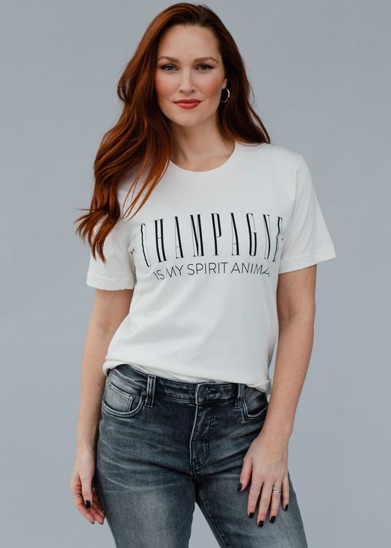 Champagne Graphic Tee