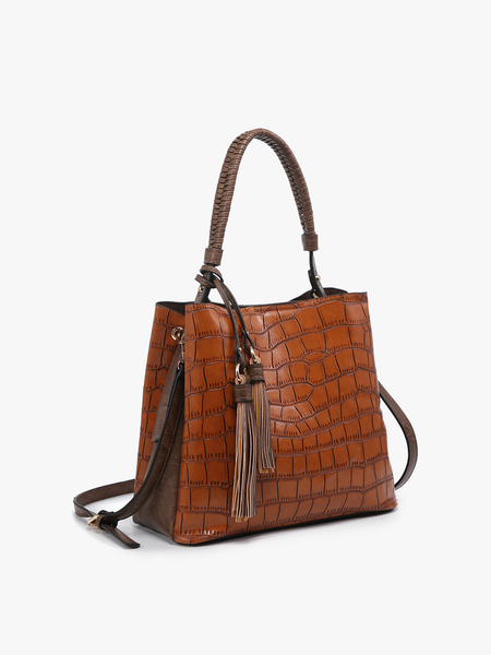 Olivia Crocodile Hobo Bag