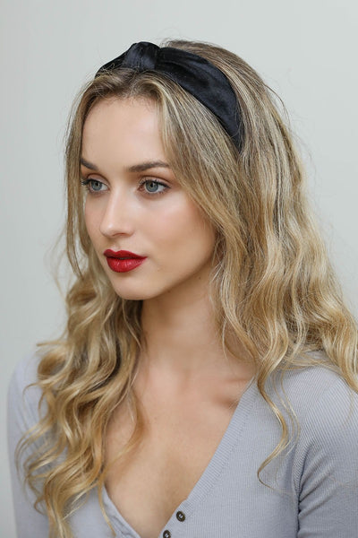 Velvet Turban Twist Knot Headband