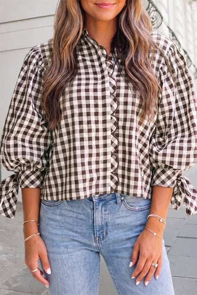 Gingham Top