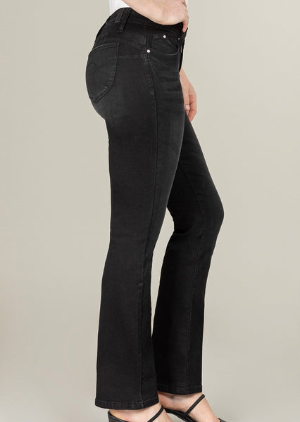 WannaBettaButt Mid-Rise Bootcut Jean