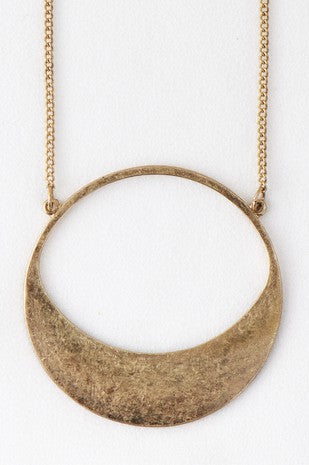 Circle Pendant Necklace