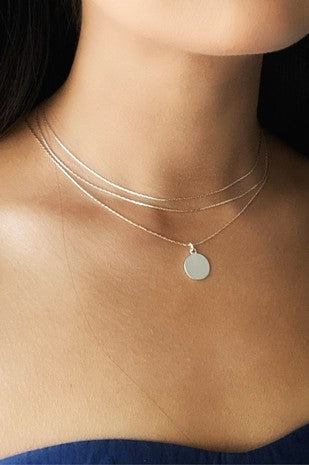 Delicate Triple Layered Necklace