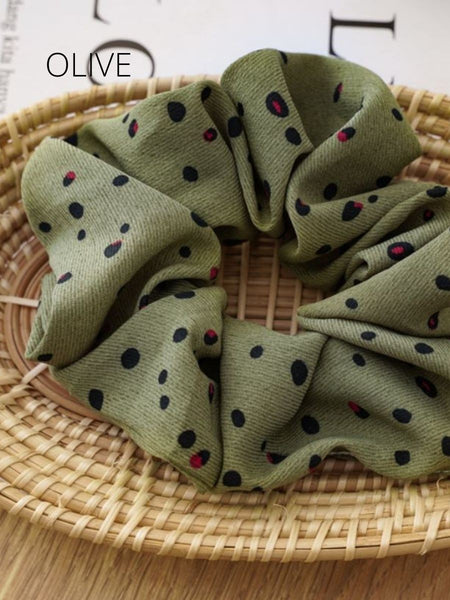 Polka Dot Scrunchies