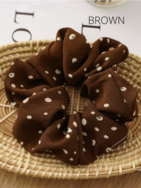 Polka Dot Scrunchies