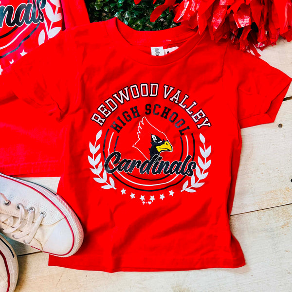 Wreath Cardinals Tee