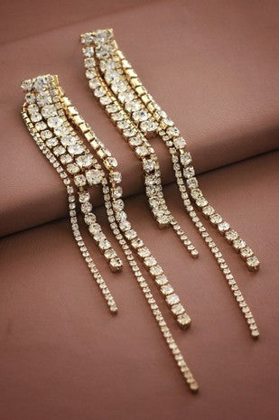 Megan Rhinestone Earrings
