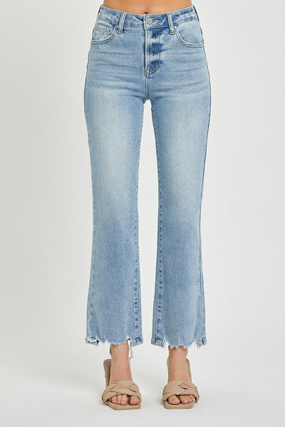 Risen High Rise Relaxed Straight Jean - Plus