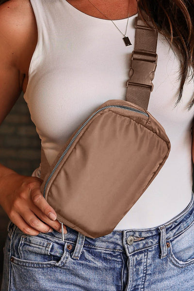 Waterproof Zipped Crossbody Bag