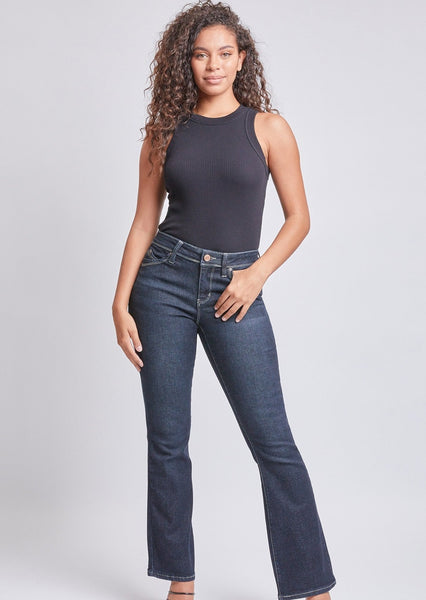 WannaBettaButt Mid Rise BootCut Jeans