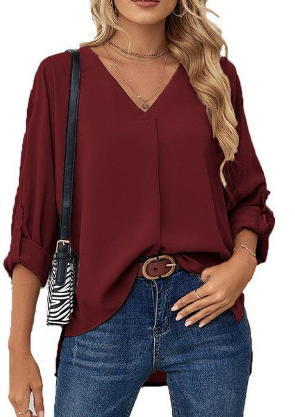 Still Night Burgundy Top