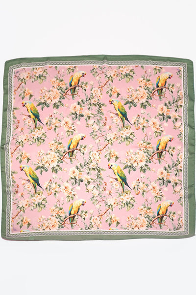 Bird Print Bandana Scarf