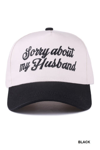 Sorry about my Husband