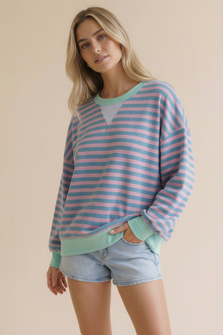Happy Go Lucky Striped Top