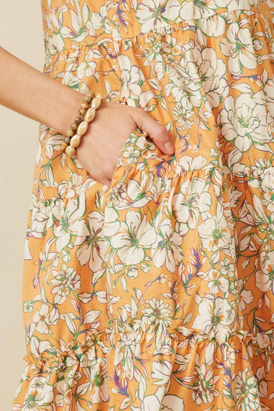 Floral Tiered Tank Dress