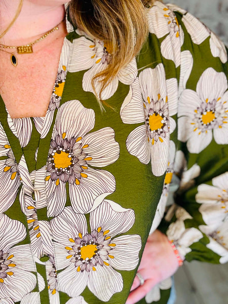 Boho Floral Blouse