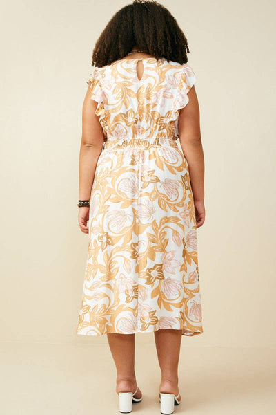 Floral Print Sleeveless Dress