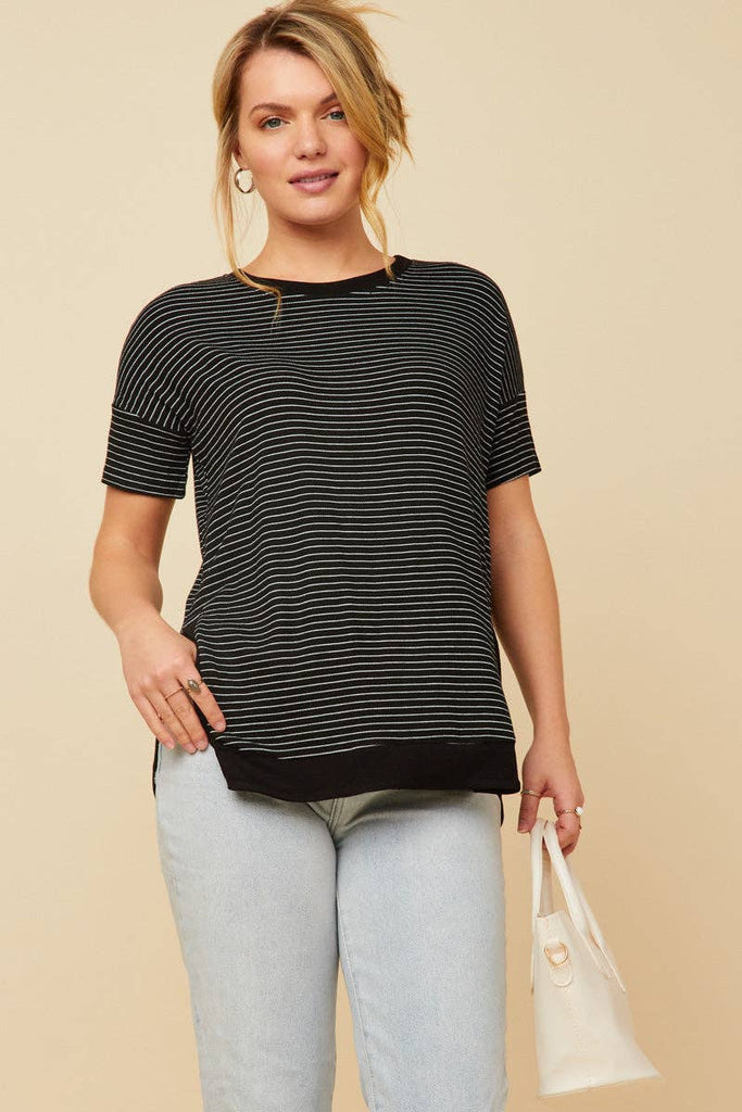 Ribbed Stripe Top