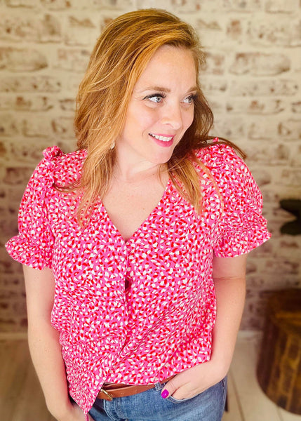 Sweet Like Candy Button Down Top