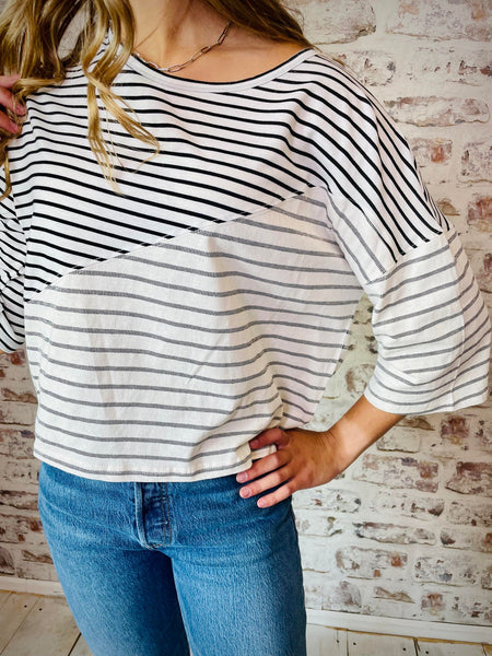Thinking Out Loud Striped Top