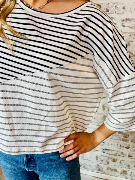 Thinking Out Loud Striped Top