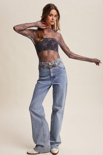 Midnight Lace Top