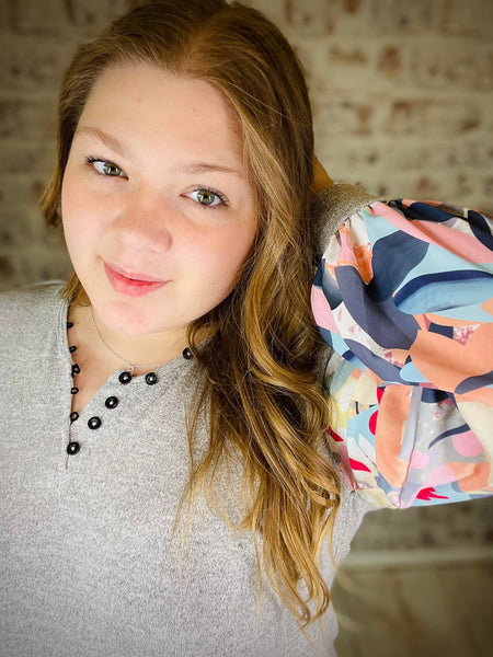 Sunday Afternoon Floral Top