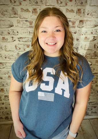 USA Ribbed Top