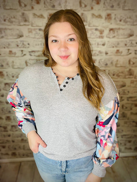 Sunday Afternoon Floral Top