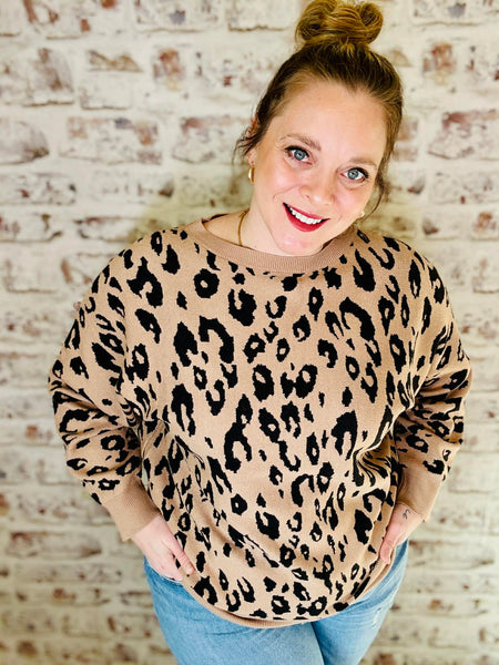 Plus Leopard Sweater