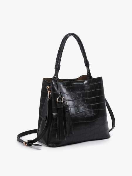 Olivia Crocodile Hobo Bag