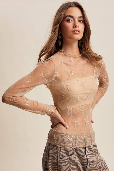 Midnight Lace Top