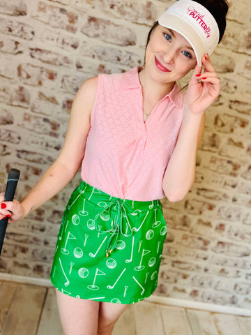 On Par Golf Skort
