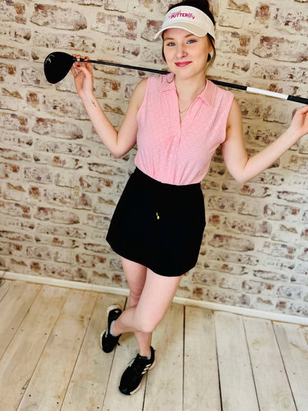 After Dark Black Skort