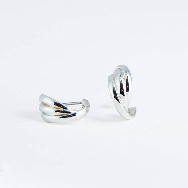 Triple Loop Hoop Earrings