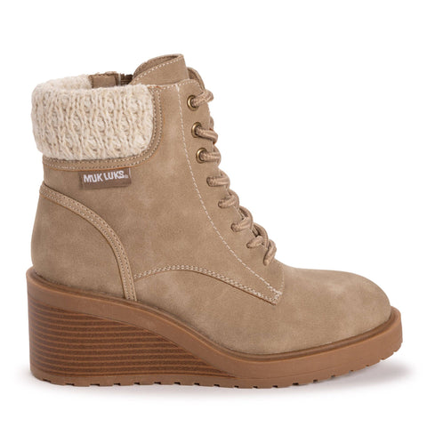 Muk Luks Women's Sky Solange Wedge Boots
