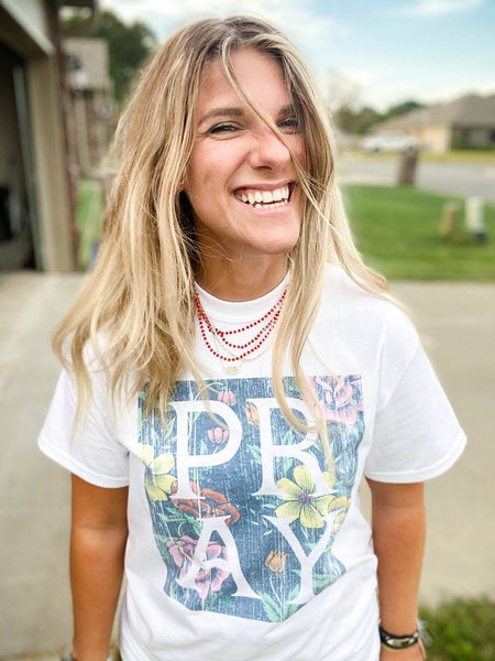 Floral Pray Tee