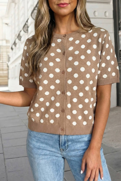 Polka Dot Cardigan