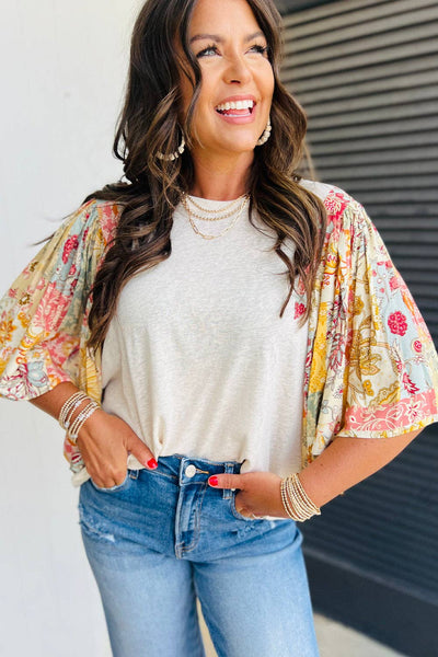 Batwing Sleeve Blouse