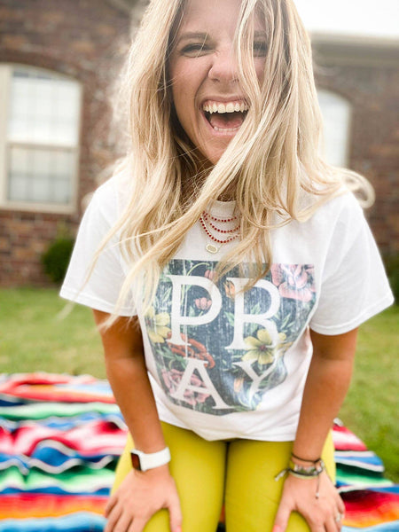 Floral Pray Tee