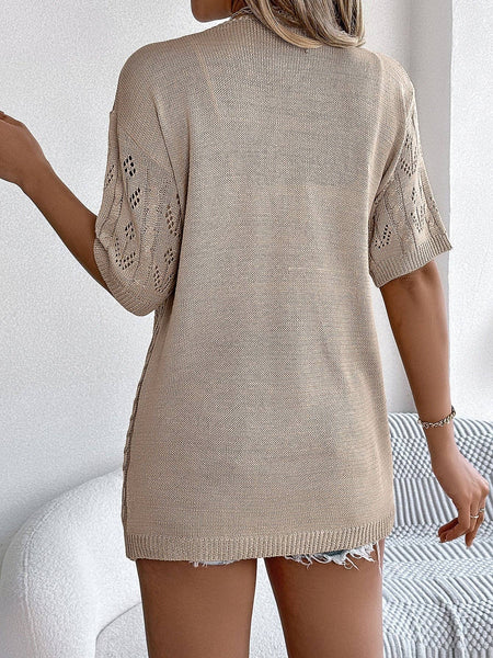 Short-Sleeved Cardigan
