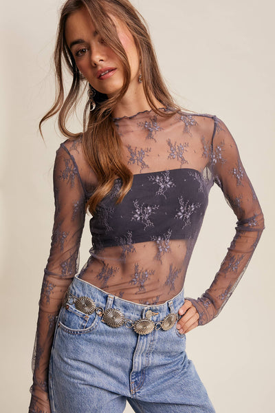 Midnight Lace Top