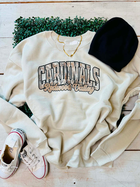 Camo Cardinals Crewneck