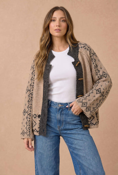 Nordic Toggle Cardigan