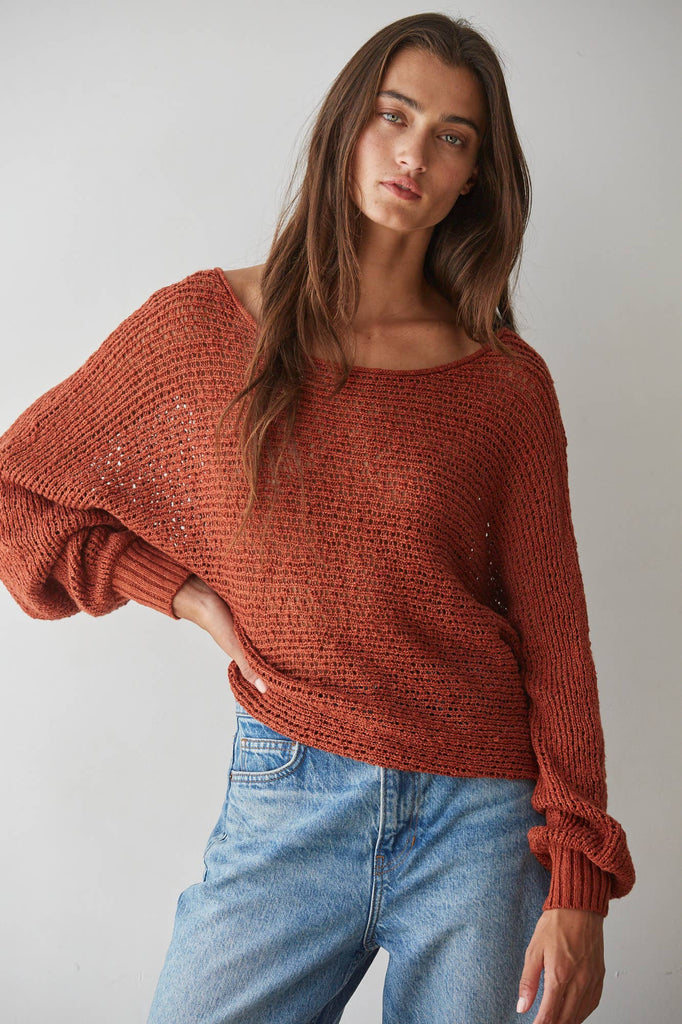 Spice Knit Dolman Sweater