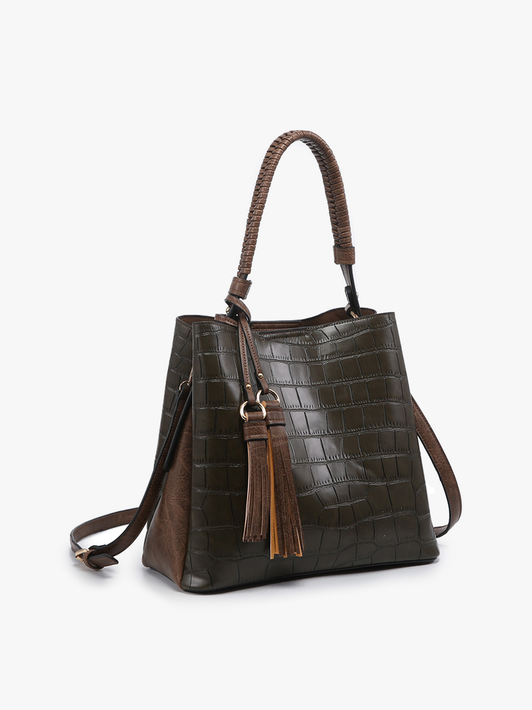 Olivia Crocodile Hobo Bag