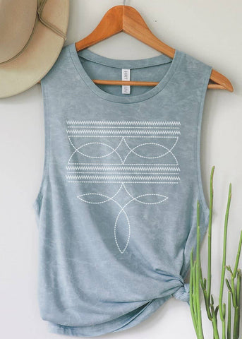 BOOT STITCH TANK TOP