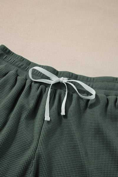 Waffle Knit Tank & Shorts Set