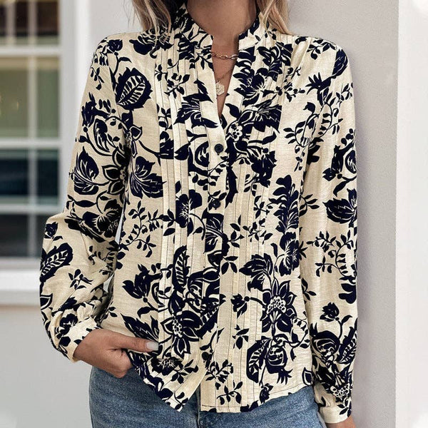 Vintage Floral Blouse