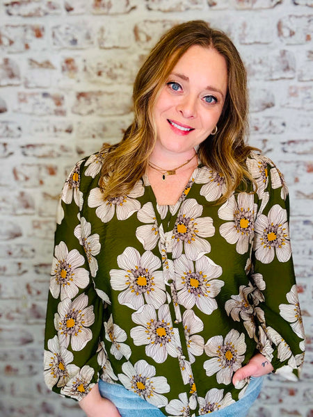 Boho Floral Blouse